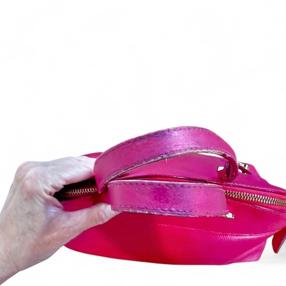 Furla Piper M Dome Handbag in Fuchsia - Picture 7 of 14